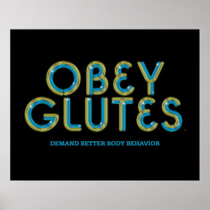 TOP Obey Glutes Poster