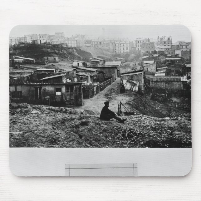 Top of rue Champlain  Paris, 1858-78 Mouse Mat (Front)