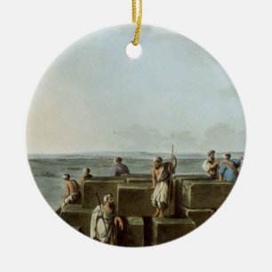 Top of the First Pyramid of Gizah, plate 4 from 'V Ceramic Tree Decoration