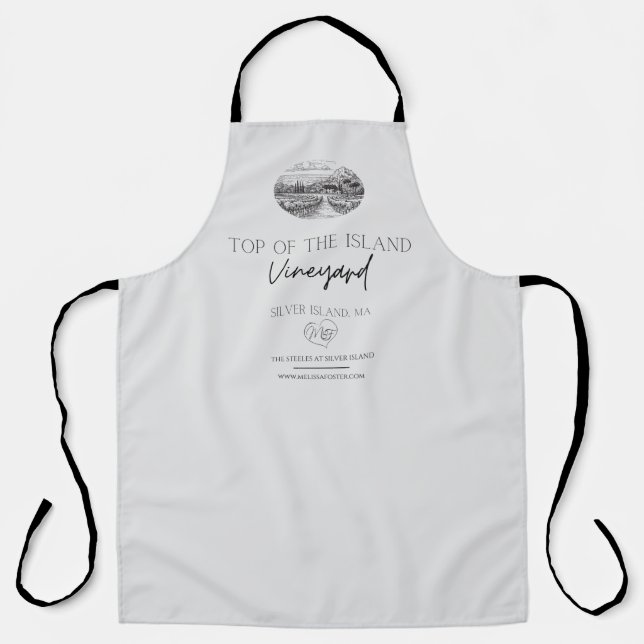 Top of the Island Winery Apron (Front)