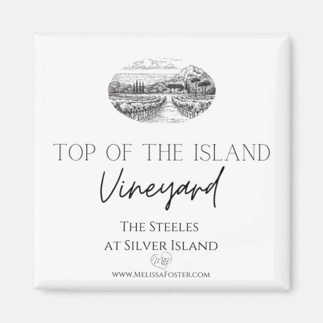 Top of the Island Winery Magnet (Front)