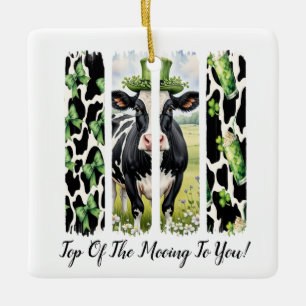 Top Of The Mooing To You Ornament
