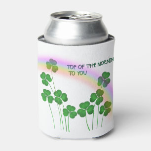 Top of the Morning St Patrick's Day Shamrock Can Cooler