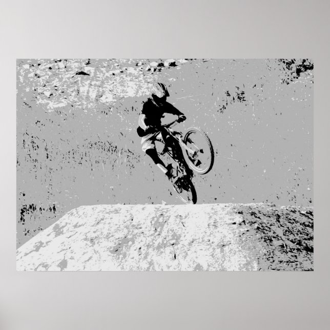 Top of the Mountain - Mountain Biker Poster (Front)