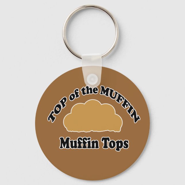 top of the muffin key chain (Front)