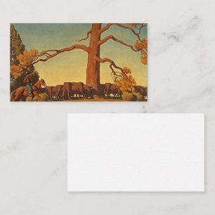 Top of the Ridge, 1933 by Maynard Dixon Business Card