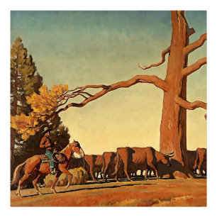 “Top of the Ridge” Western Art by Maynard Dixon Photo Print
