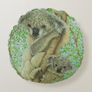Top of the tree round cushion