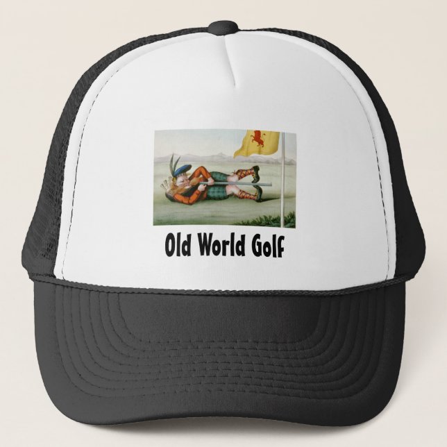 TOP Old World Golf Trucker Hat (Front)