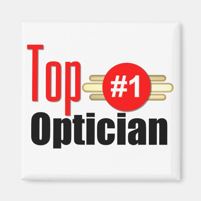 Top Optician Magnet (Front)