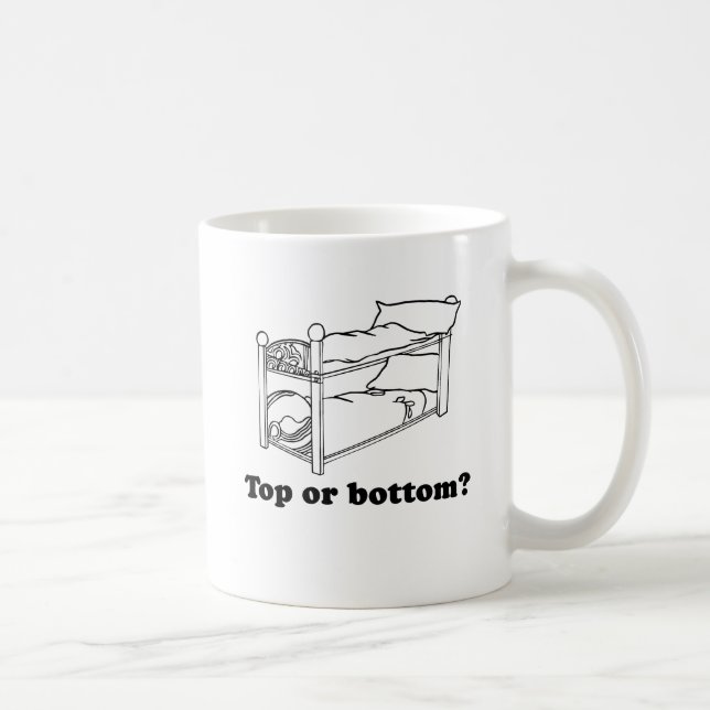 TOP OR BOTTOM COFFEE MUG (Right)