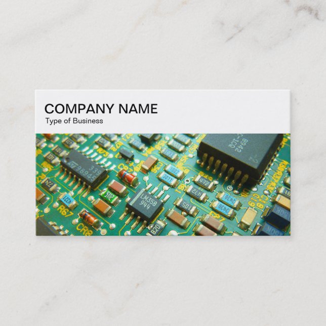 Top Panel - Circuitry Business Card (Front)
