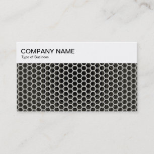Top Panel - Honeycomb Warm Business Card