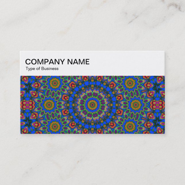 Top Panel - Kaleidoscopic 03 Business Card (Front)