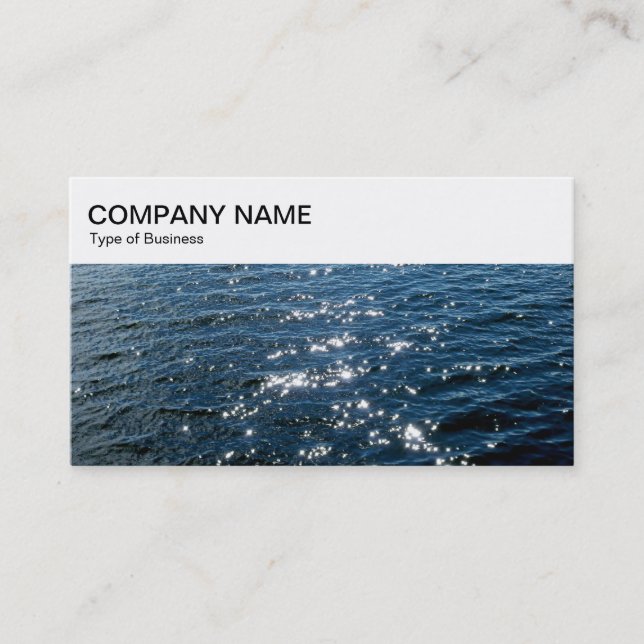 Top Panel - Sparkling Water 02 Business Card (Front)