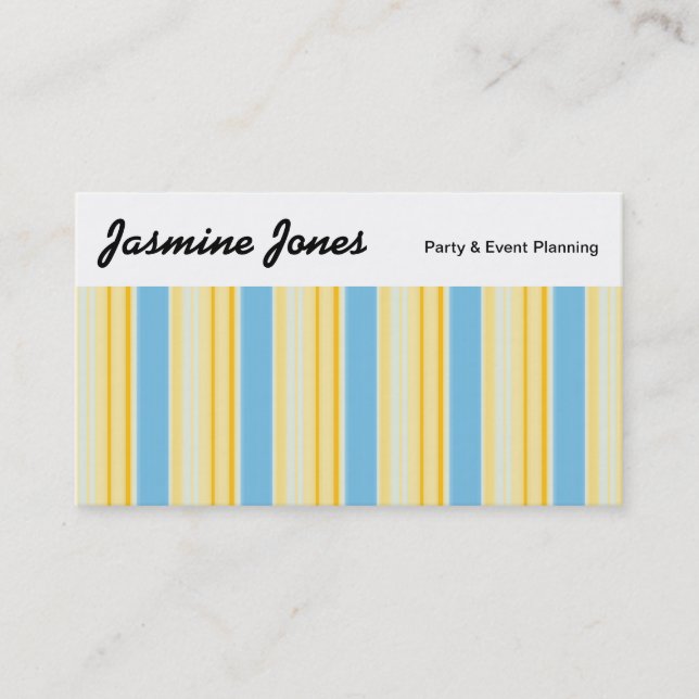 Top Panel - Stripes 310515 (02) Business Card (Front)