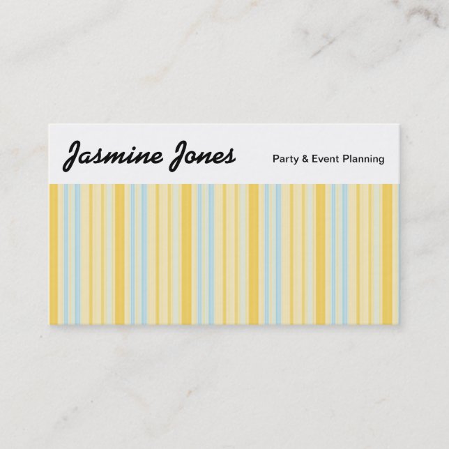 Top Panel - Stripes 310515 (04) Business Card (Front)
