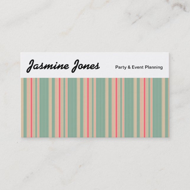 Top Panel - Stripes 310515 (07) Business Card (Front)