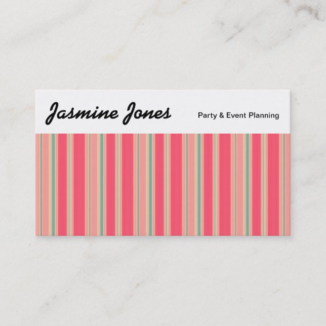 Top Panel - Stripes 310515 (08) Business Card (Front)