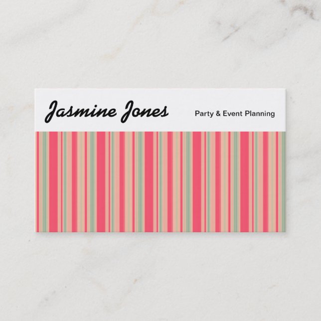 Top Panel - Stripes 310515 (09) Business Card (Front)