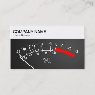Top Panel - VU Metre 02 Business Card