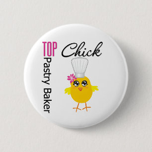 Top Pastry Chick 6 Cm Round Badge