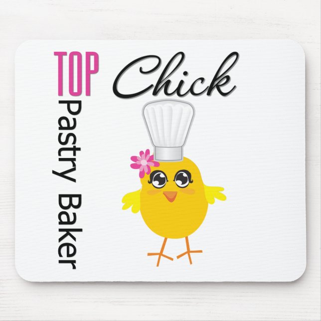 Top Pastry Chick Mouse Mat (Front)
