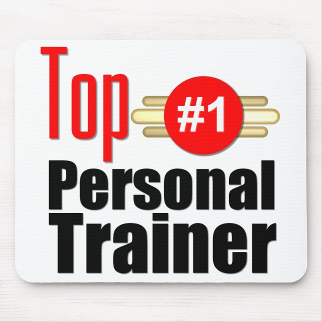 Top Personal Trainer Mouse Mat (Front)