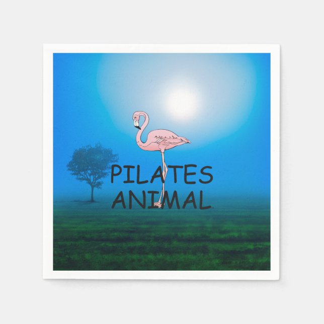 TOP Pilates Animal Napkin (Front)