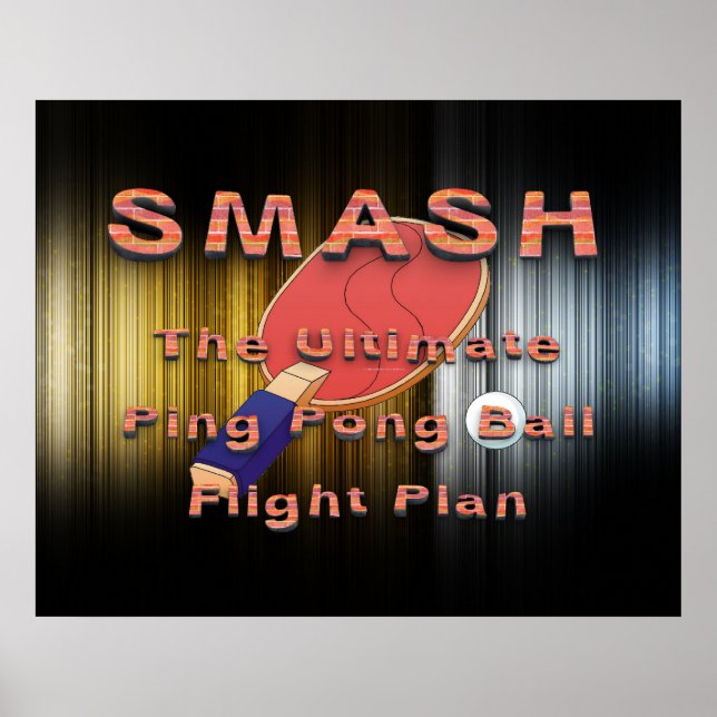TOP Ping Pong Slogan Poster (Front)