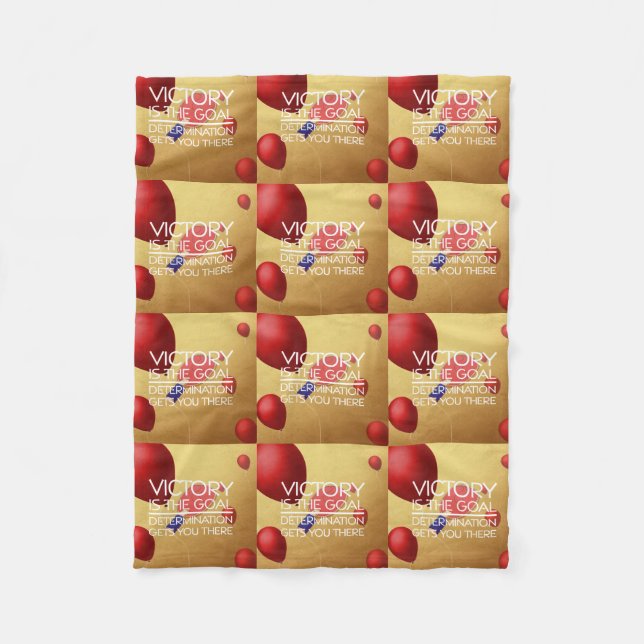 TOP Ping Pong Victory Fleece Blanket (Front)