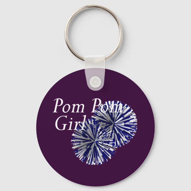 TOP Pom Pom Girl Key Ring (Front)