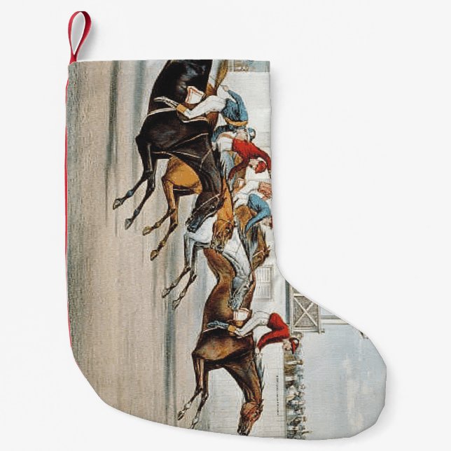 TOP Race to Victory Small Christmas Stocking (Front)