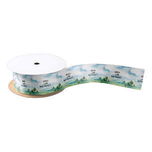 TOP Roam the Planet Satin Ribbon