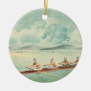 TOP Rower Ceramic Tree Decoration