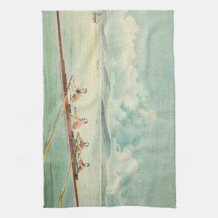 TOP Rower Tea Towel