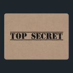 Top Secret Best Man or Junior Groomsman Proposal Invitation<br><div class="desc">Chalkboard funny proposal cards.</div>
