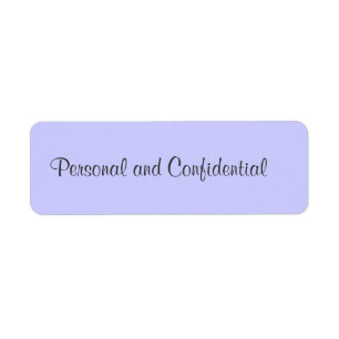 Top Secret Confidential Labels