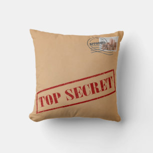 Top Secret Envelope Pillow
