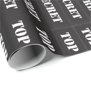Top Secret Fun Prints All Occasions Wrapping Paper