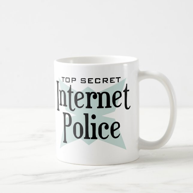 Top Secret Intenet Police Coffee Mug (Right)
