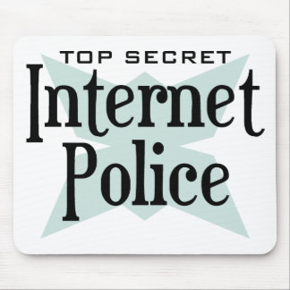 Top Secret Intenet Police Mouse Mat