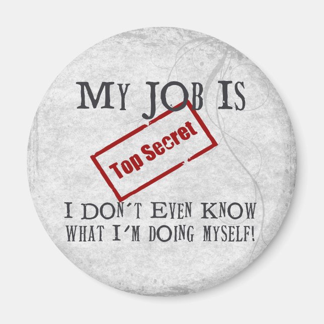 Top Secret! Magnet (Front)