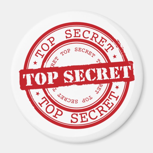 Top Secret Magnet (Front)