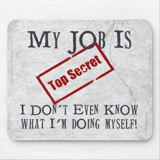 Image of Top Secret! Mouse Mat