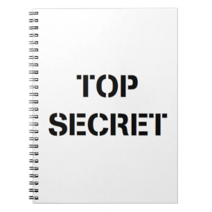 top secret notebook