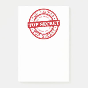 Top Secret Post-it Notes