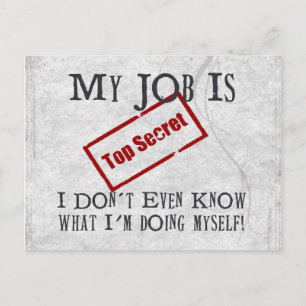 Top Secret! Postcard