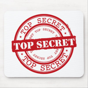 Top Secret Seal Mouse Mat
