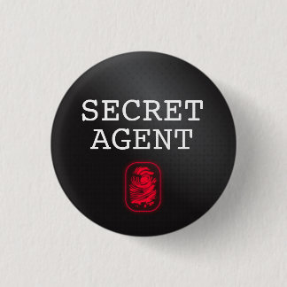 Top Secret / Secret Agent / Classified 3 Cm Round Badge
